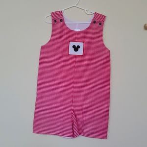 Smocked Mickey Mouse Jon Jon